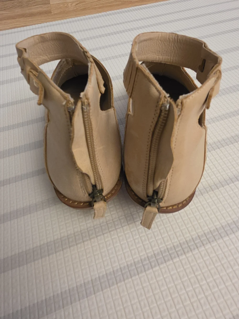 Kelsi Dagger Women’s Tan Ankle Strap Booties- Size 8